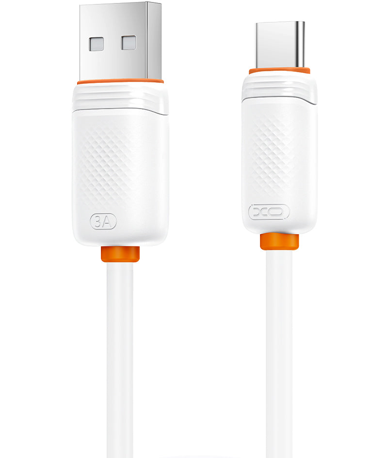 Kabl za prenos podataka i punjenje USB-A - USB-C XO Design NB302, 18W, 1m, Bela