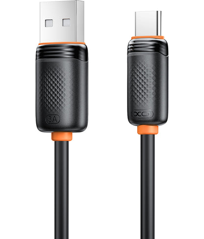 Kabl za prenos podataka i punjenje USB-A - USB-C XO Design NB302, 18W, 1m, Crni