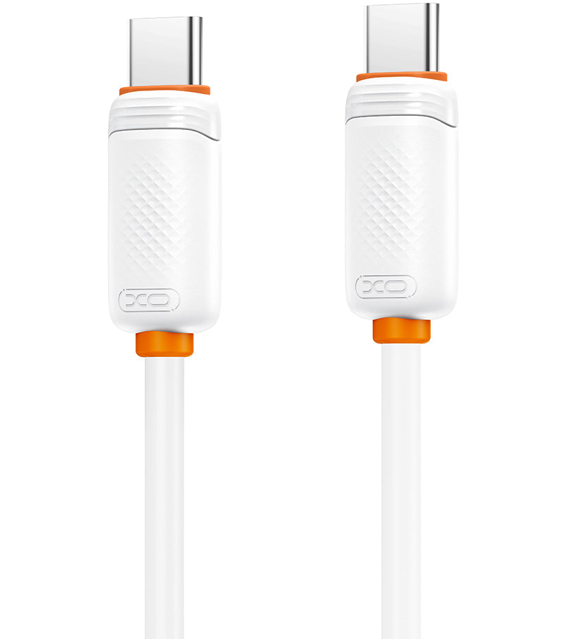 USB-C - USB-C kabl za prenos podataka i punjenje XO Design NB-Q302B, 60W, 1m, Bela