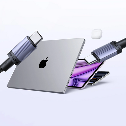 Kabl za prenos podataka i punjenje USB-C - USB-C UGREEN, 100W, 2m, Crna