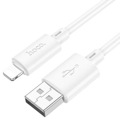 Kabl za prenos podataka i punjenje USB-A - Lightning HOCO X88, 18W, 2m, Bela