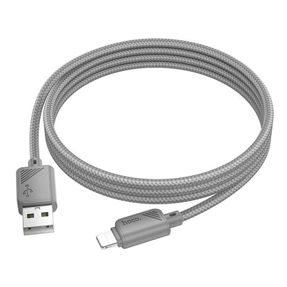 USB-A - Lightning HOCO X113 kabl za prenos podataka i punjenje, 18W, 1m, Siva