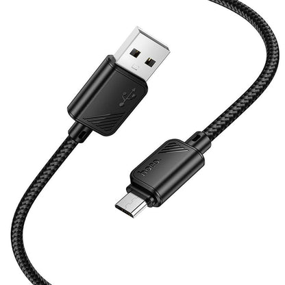 Kabl za prenos podataka i punjenje USB-A - microUSB HOCO X113, 18W, 1m, Crni
