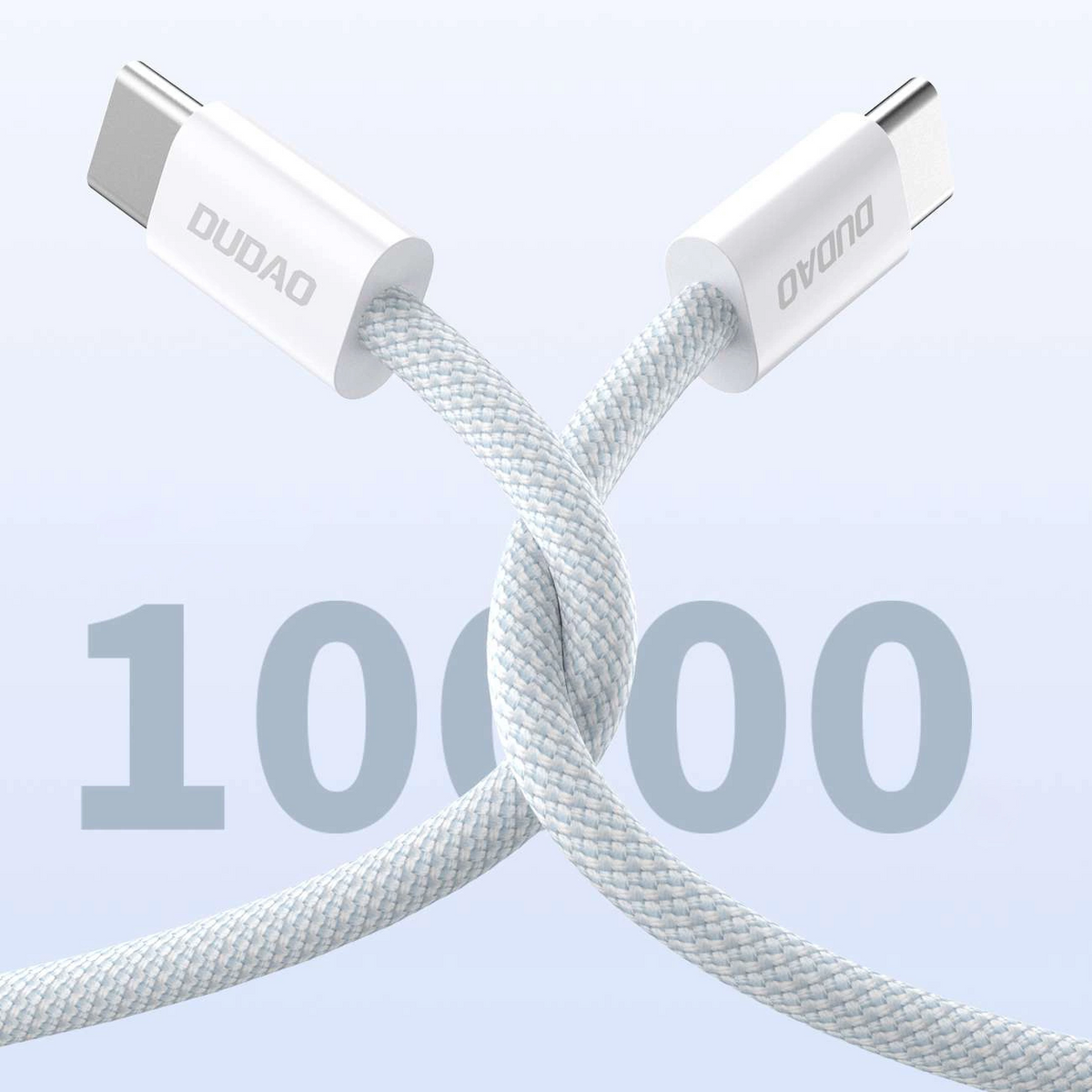 USB-C - USB-C kabl za prenos podataka i punjenje Dudao L6C, 30W, 1m, Plava