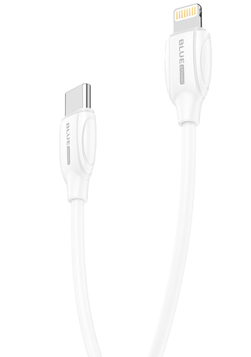 USB-C - Lightning kabel za prijenos podataka i punjenje BLUE Power B2BX19, 18W, 2m, bijeli