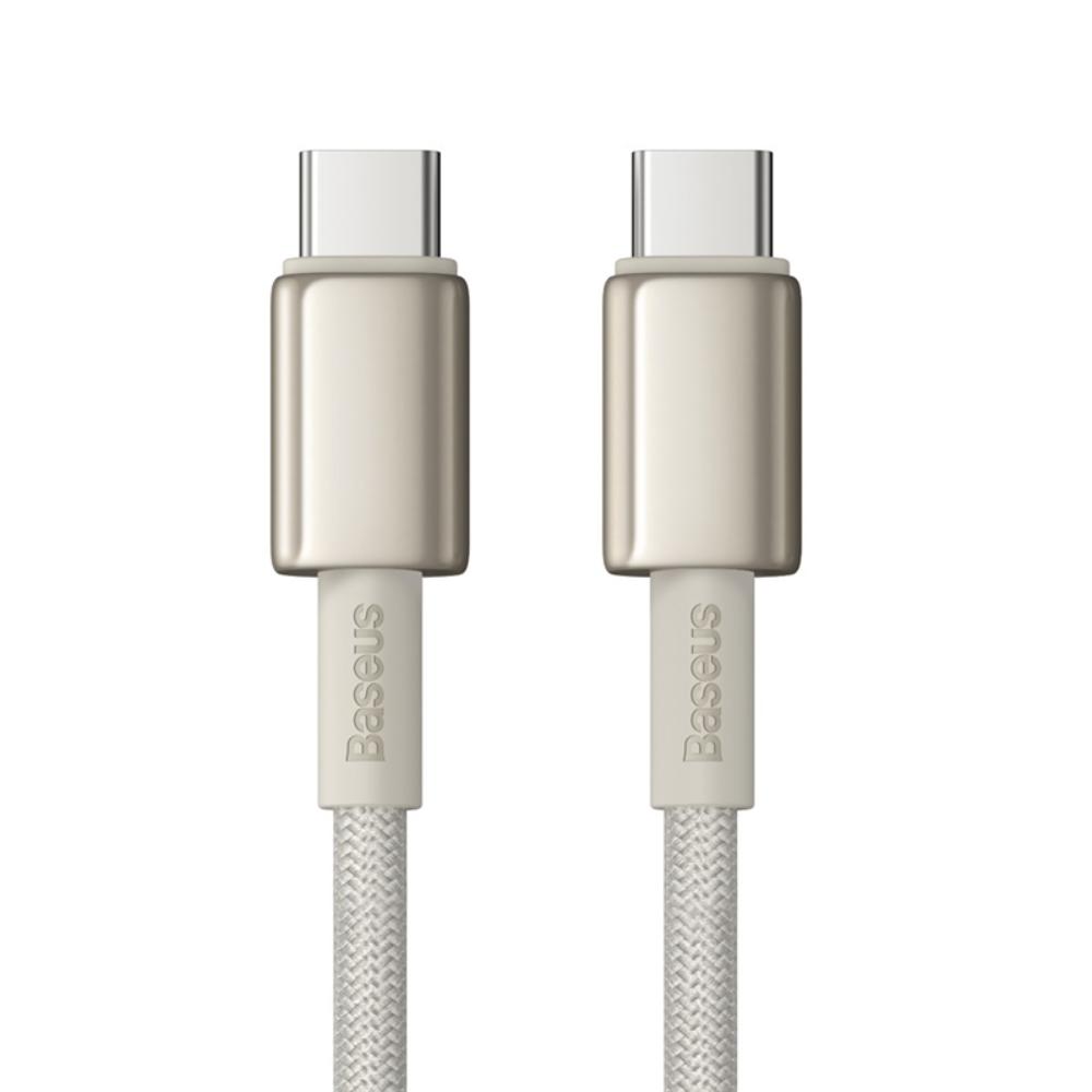 Kabl za Podatke i Punjenje USB-C - USB-C Baseus Tungsten Gold, 100W, 1m, Zlatni P10319800G21-00