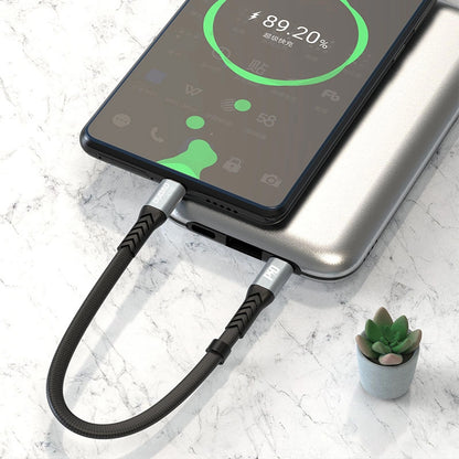 Kabl za podatke i punjenje USB-C - USB-C Dudao L10C, 100W, 0.23m, Crni
