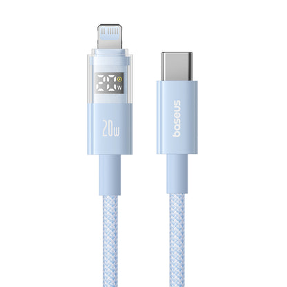 Kabl za prenos podataka i punjenje USB-C - Lightning Baseus Display 2, 20W, 1m, Plavi P10382703311-00