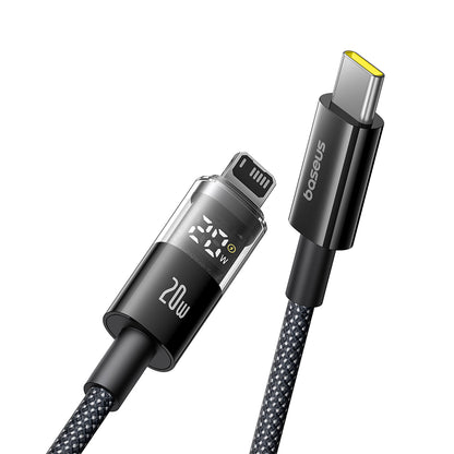 Kabl za podatke i punjenje USB-C - Lightning Baseus Display 2, 20W, 2m, Crni P10382703121-01