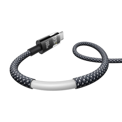 Kabl za prenos podataka i punjenje USB-C - USB-C Baseus Display 2, 100W, 1m, Crni P10382702121-00