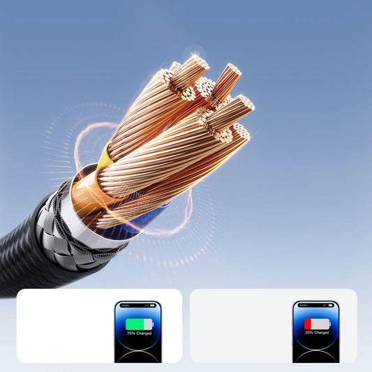 Kabl za podatke i punjenje USB-C - Lightning Joyroom S-A28 Flash, 30W, 2m, Crni