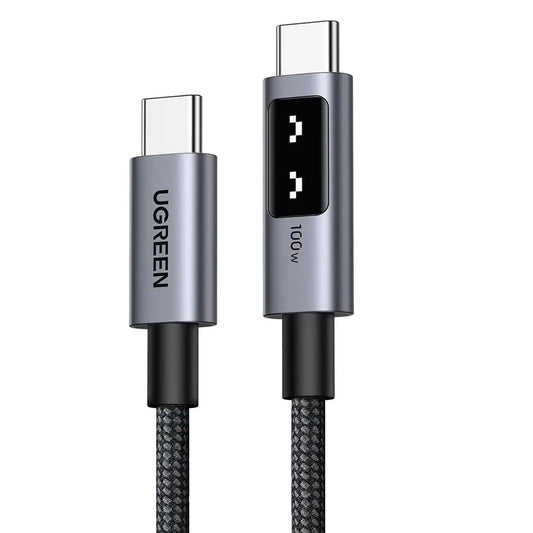 Kabl za Prenos Podataka i Punjenje USB-C - USB-C UGREEN L509, 100W, 0.5m, Sivi