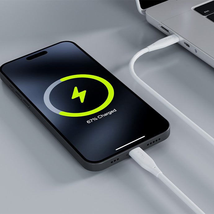 Kabl za podatke i punjenje USB-C - USB-C Allity. AUC-02, 100W, 1m, Bela