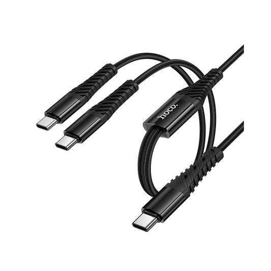 Kabl za punjenje USB-C - 2 x USB-C HOCO X123, 10W, 1m, Crni