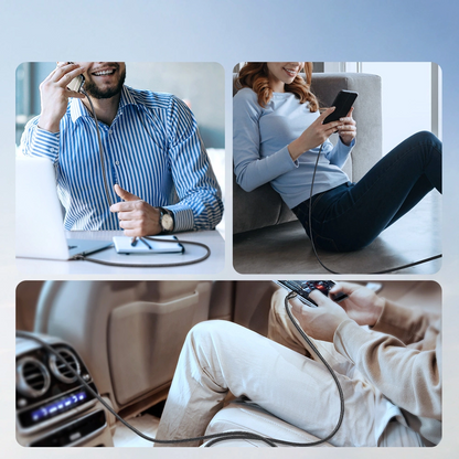 Kabl za prenos podataka i punjenje USB-A - USB-C Joyroom S-A25 Light-Speed, 100W, 1.2m, Crni