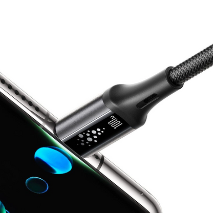 Kabl za prenos podataka i punjenje USB-C - USB-C Joyroom S-A60 StarTalk, 100W, 1.2m, Crni
