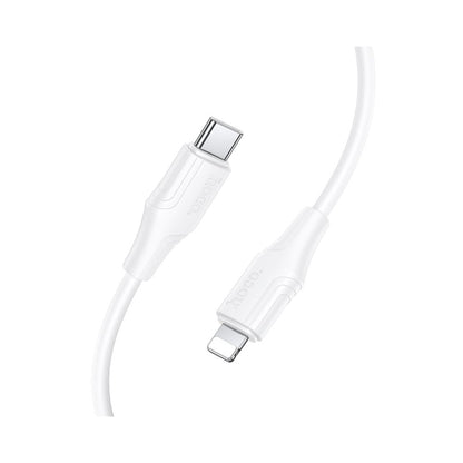 Kabl za podatke i punjenje USB-C - Lightning HOCO X124, 27W, 1m, Beli
