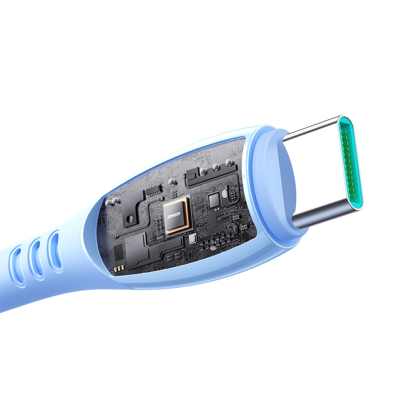 Kabl za podatke i punjenje USB-C - USB-C Joyroom S-A59 Vibrant, 60W, 1.2m, Plavi