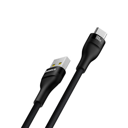 USB-A - USB-C kabl za prenos podataka i punjenje Baseus Flash Series II, 100W, 2m, Crni P10311804111-01