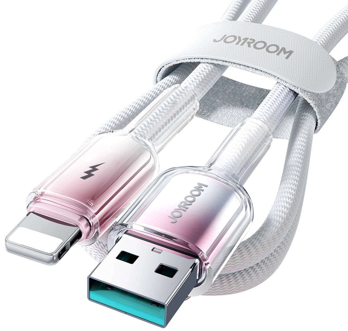 Kabl za prenos podataka i punjenje USB-A - Lightning Joyroom S-A42, 18W, 1.2m, Bela