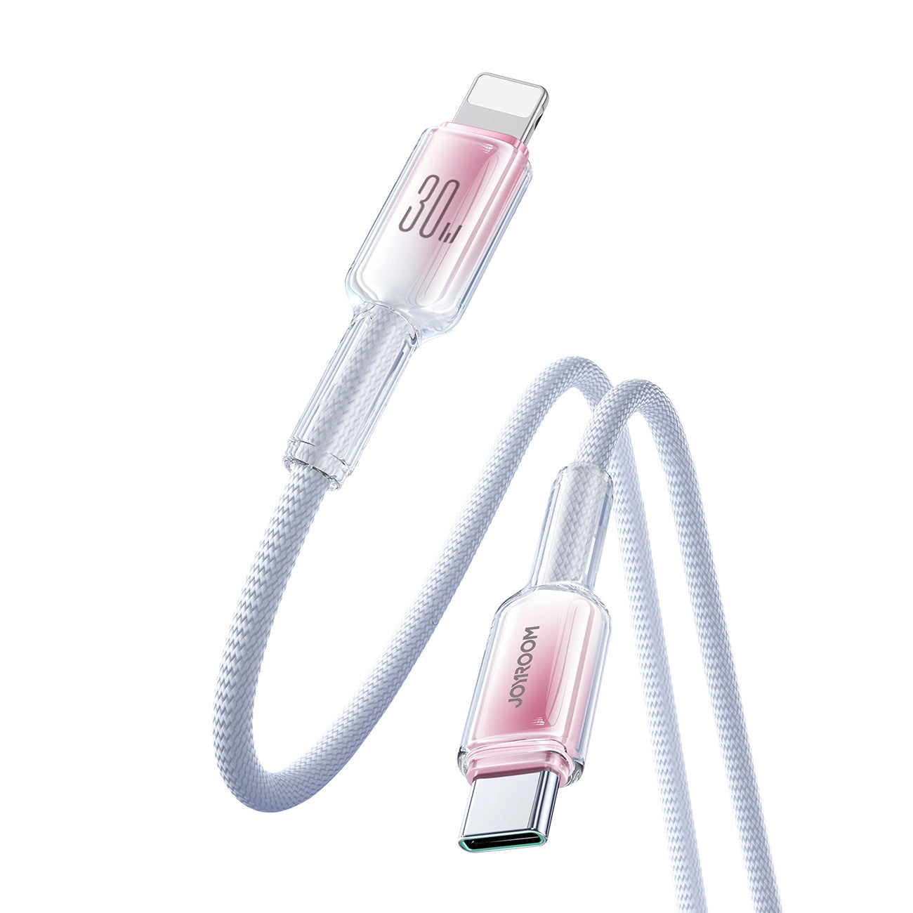 USB-C - Lightning kabl za prenos podataka i punjenje Joyroom S-A42, 30W, 1.2m, Bela