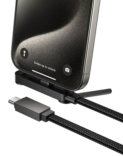 USB-C - USB-C HOCO U150 Exquisite kabl za prenos podataka i punjenje, 60W, 1.2m, Crna