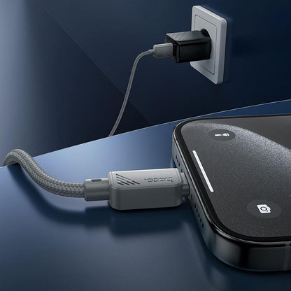 Kabl za prenos podataka i punjenje USB-A - USB-C HOCO X113, 18W, 1m, Siva