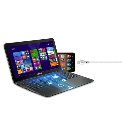Kabl za prenos podataka i punjenje USB-A - Lightning Dudao L4L, 18W, 1m, Bela