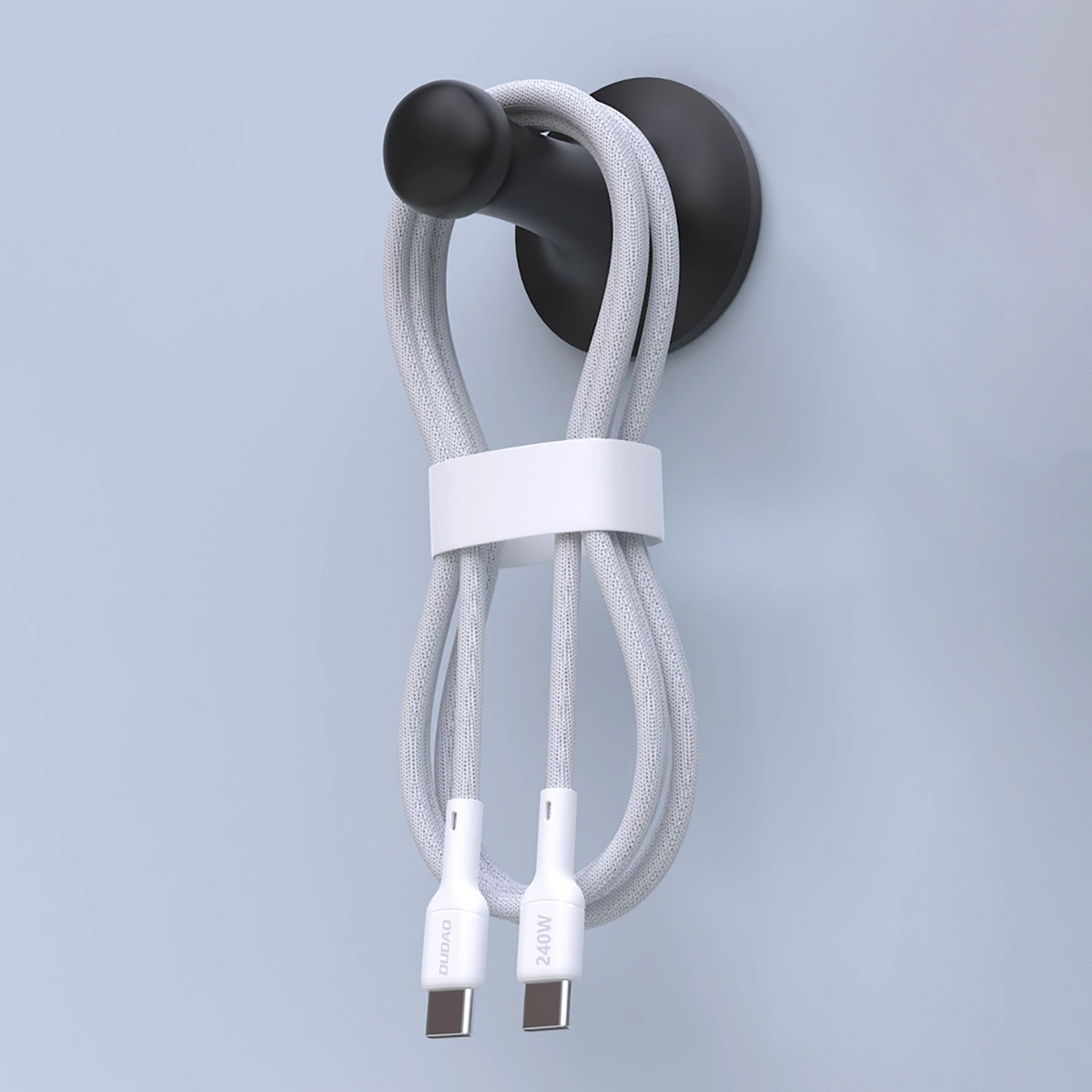 USB-C - USB-C kabl za prenos podataka i punjenje Dudao L9C Max, 240W, 1.2m, Bela
