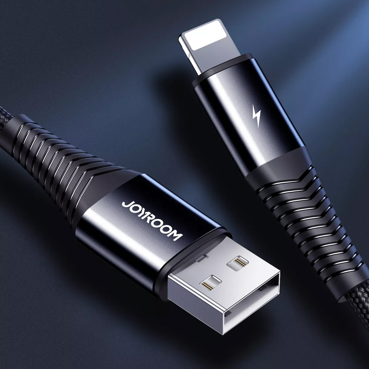 USB-A - Lightning / microUSB / USB-C Charging Cable Joyroom S-1230G4 3in1, 20W, 1.2m, Black