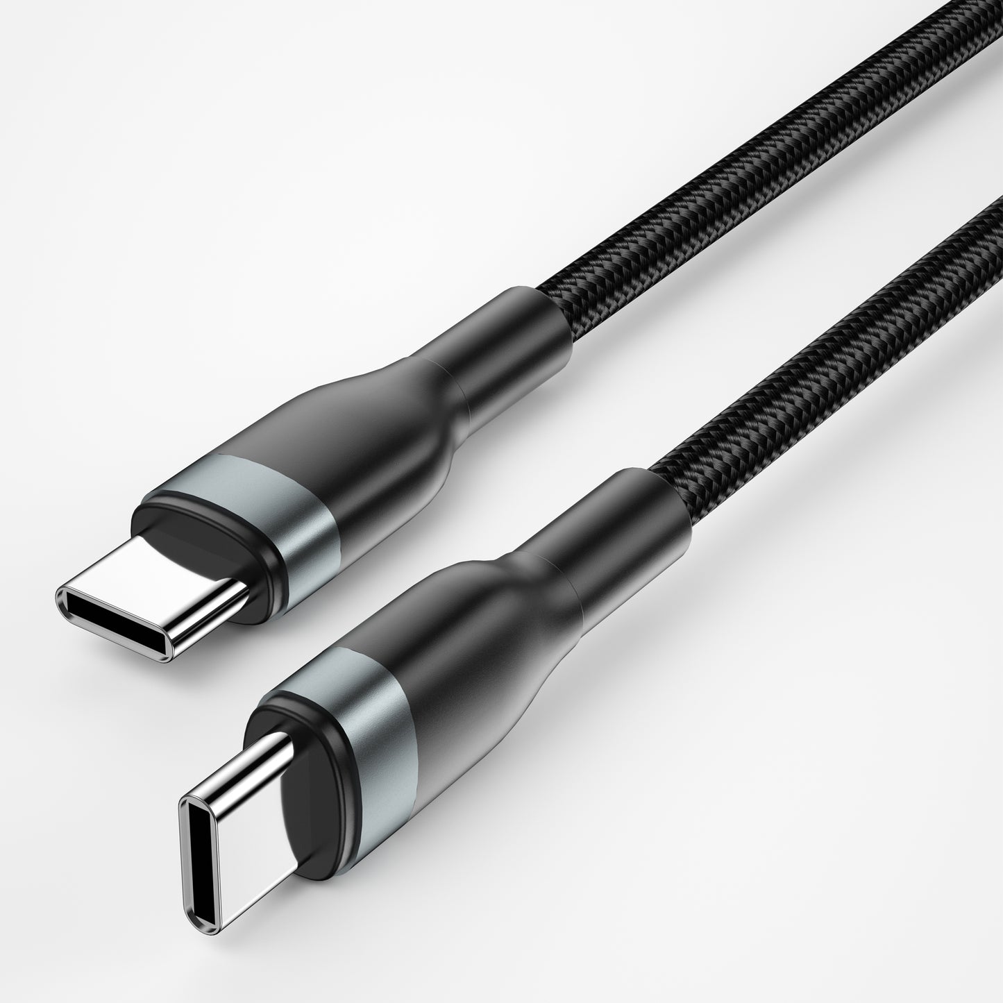 USB-C Data and Charging Cable - USB-C WiWu Wi-C017, 100W, 1.2m, Black 