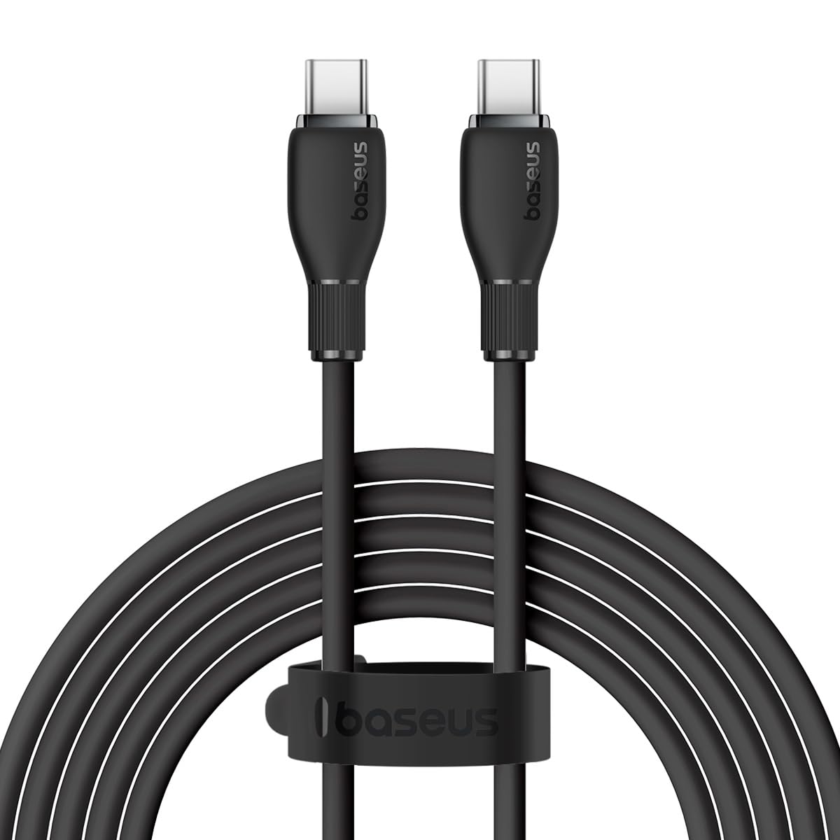 Kabl za Prenos Podataka i Punjenje USB-C - USB-C Baseus Pudding, 100W, 1.2m, Crni P10355702111-00