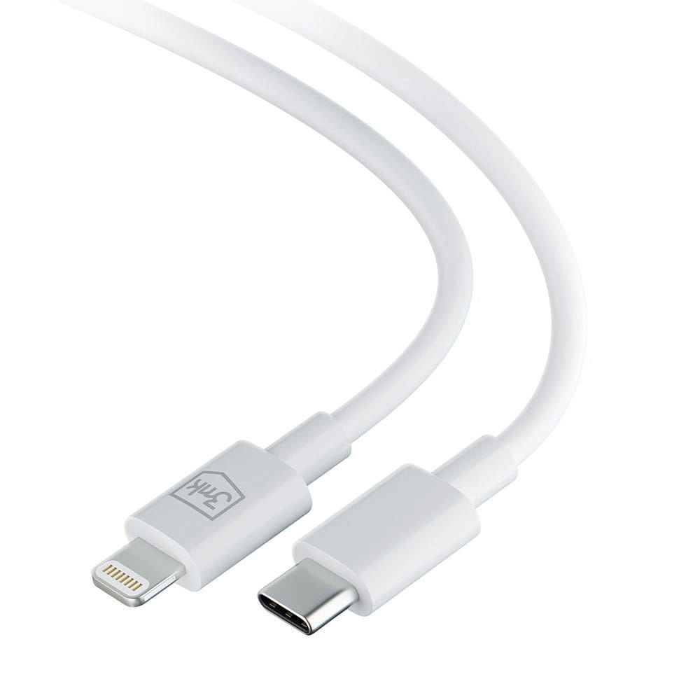 USB-C - Lightning kabl za prenos podataka i punjenje 3MK Hyper, 20W, 1.2m, Bela