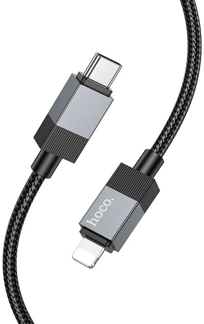 Kabl za podatke i punjenje USB-C - Lightning HOCO X110, 27W, 1m, Crni