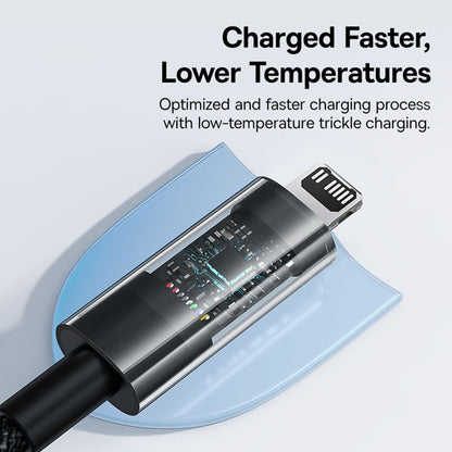 Kabl za prenos podataka i punjenje USB-C - Lightning Baseus Gem, 20W, 1m, Crni P10373001111-00