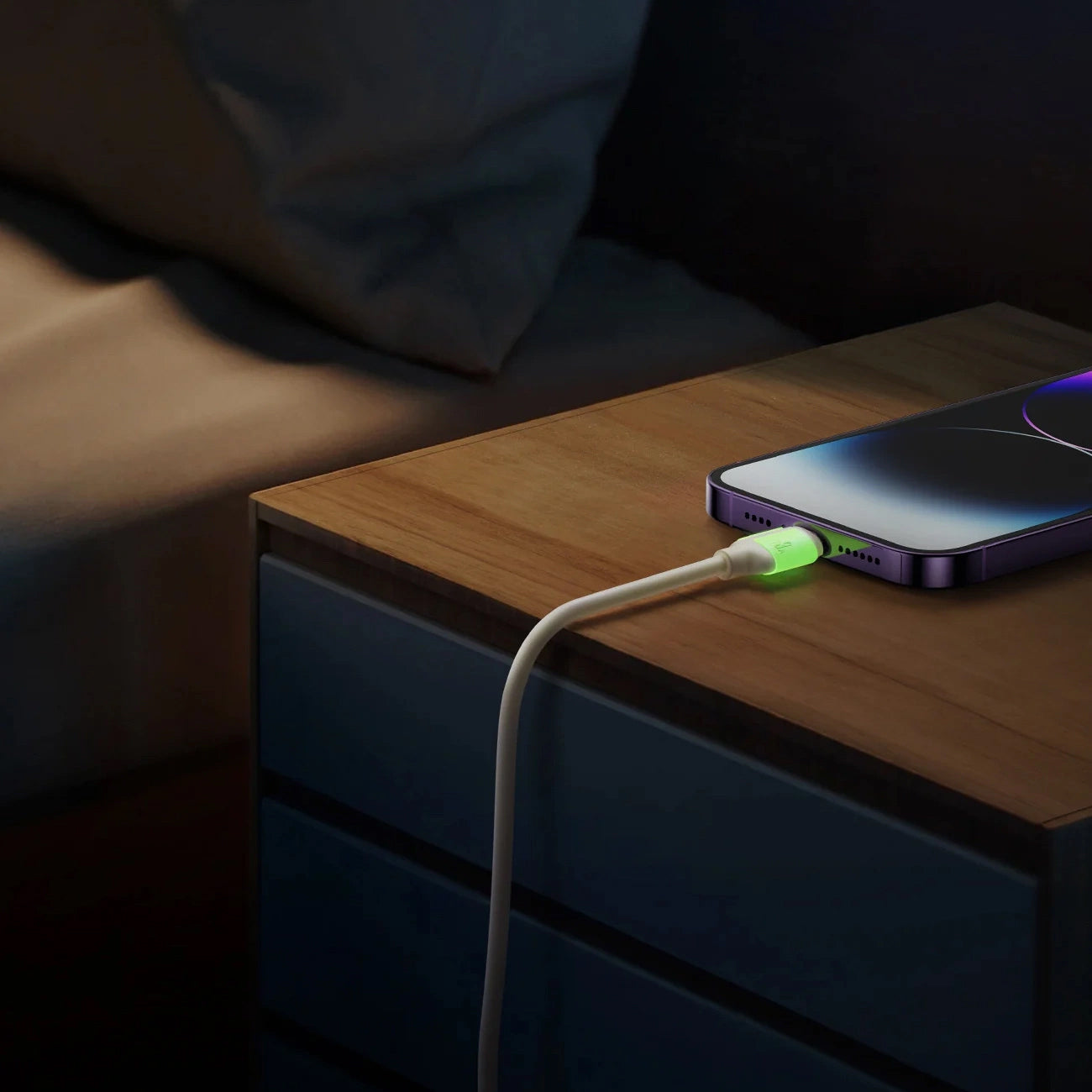 Kabl za prenos podataka i punjenje USB-C - Lightning Joyroom S-A53, 30W, 2m, Bež