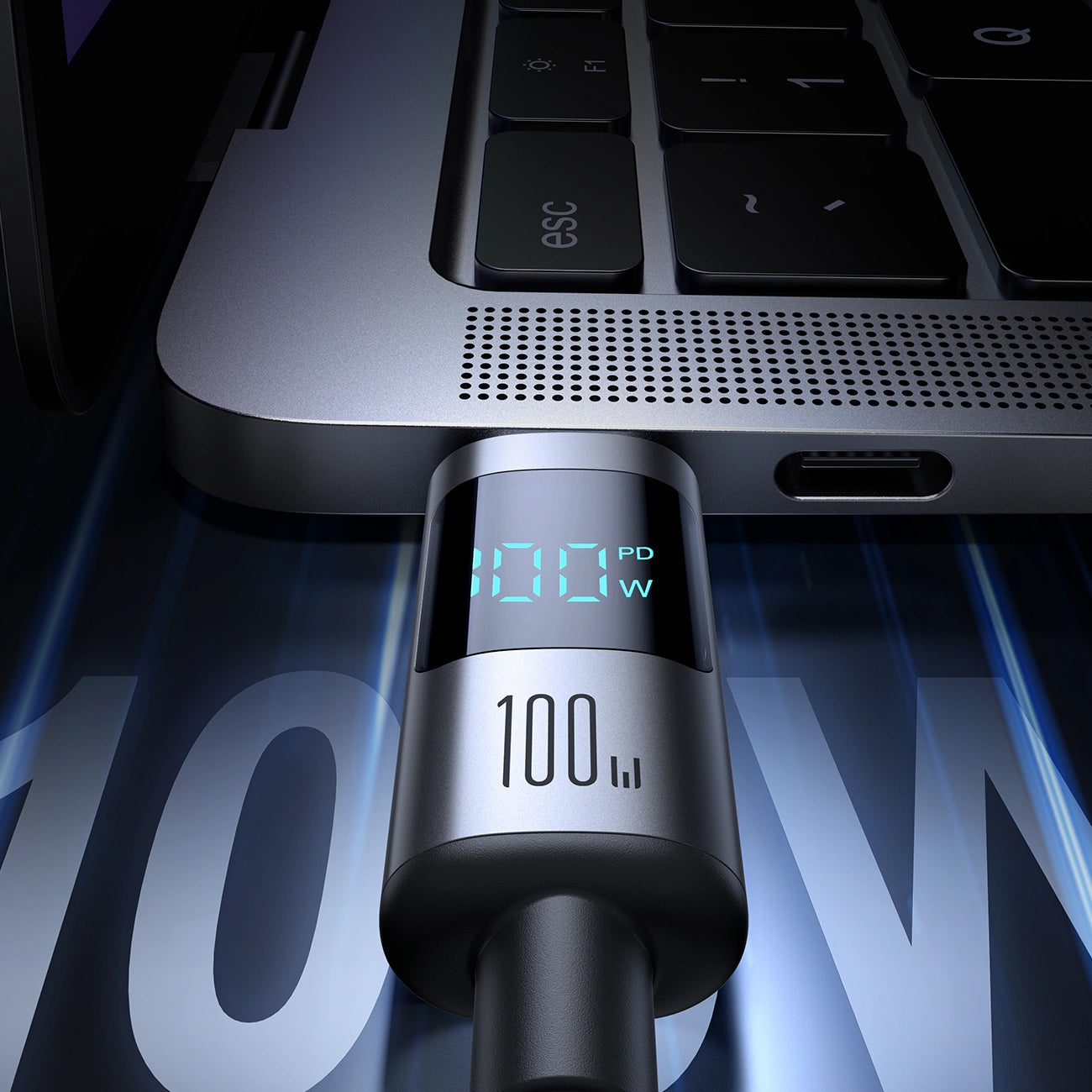 Kabl za Prenos Podataka i Punjenje USB-C - USB-C Joyroom S-A16 Pro Prism Display, 100W, 1.2m, Crni