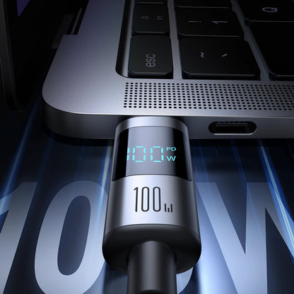 Kabl za Prenos Podataka i Punjenje USB-C - USB-C Joyroom S-A16 Pro Prism Display, 100W, 1.2m, Crni