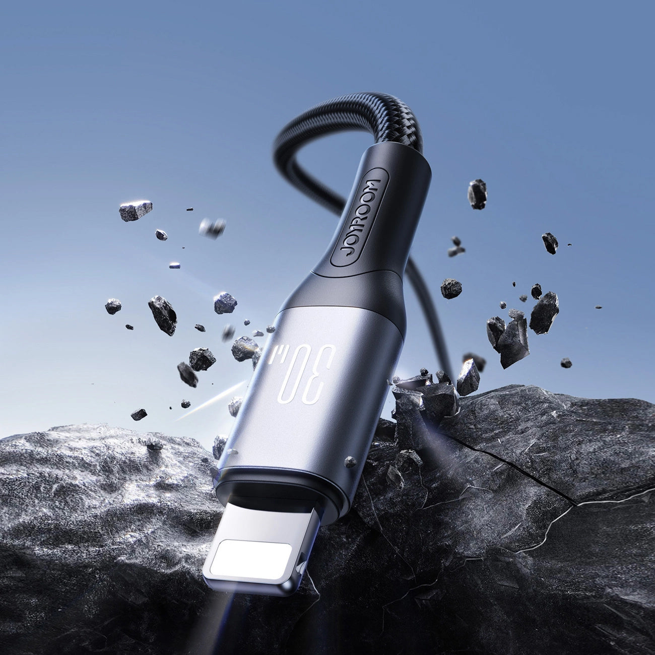 Kabl za podatke i punjenje USB-C - Lightning Joyroom S-A28 Flash, 30W, 2m, Crni
