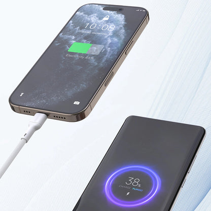 Kabl za podatke i punjenje USB-C - USB-C Dudao L9C, 65W, 1m, Bela