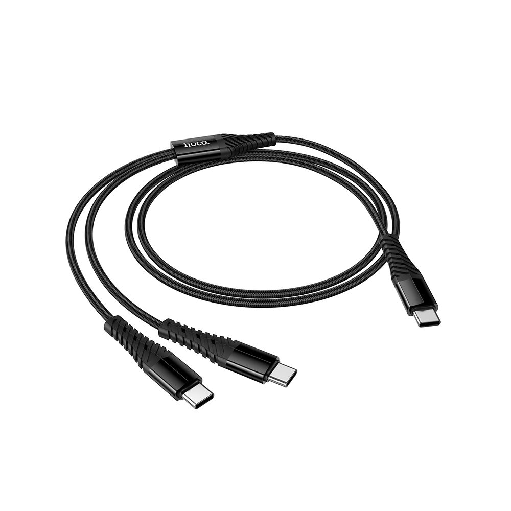 Kabl za punjenje USB-C - 2 x USB-C HOCO X123, 10W, 1m, Crni