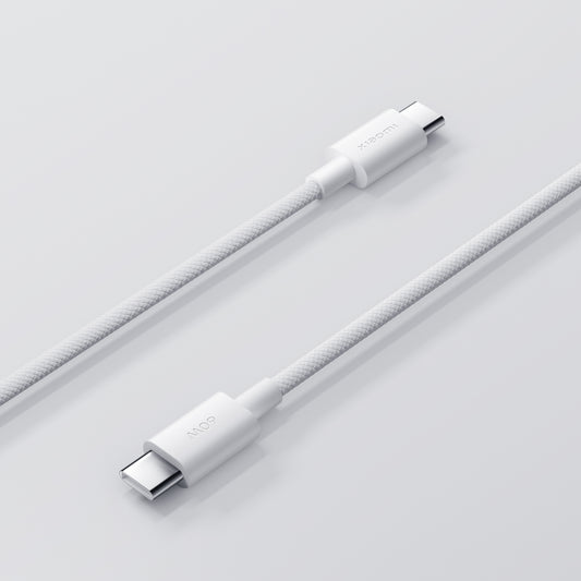 Kabl za podatke i punjenje USB-C - USB-C Xiaomi, 60W, 1m, Beli BHR0878GL