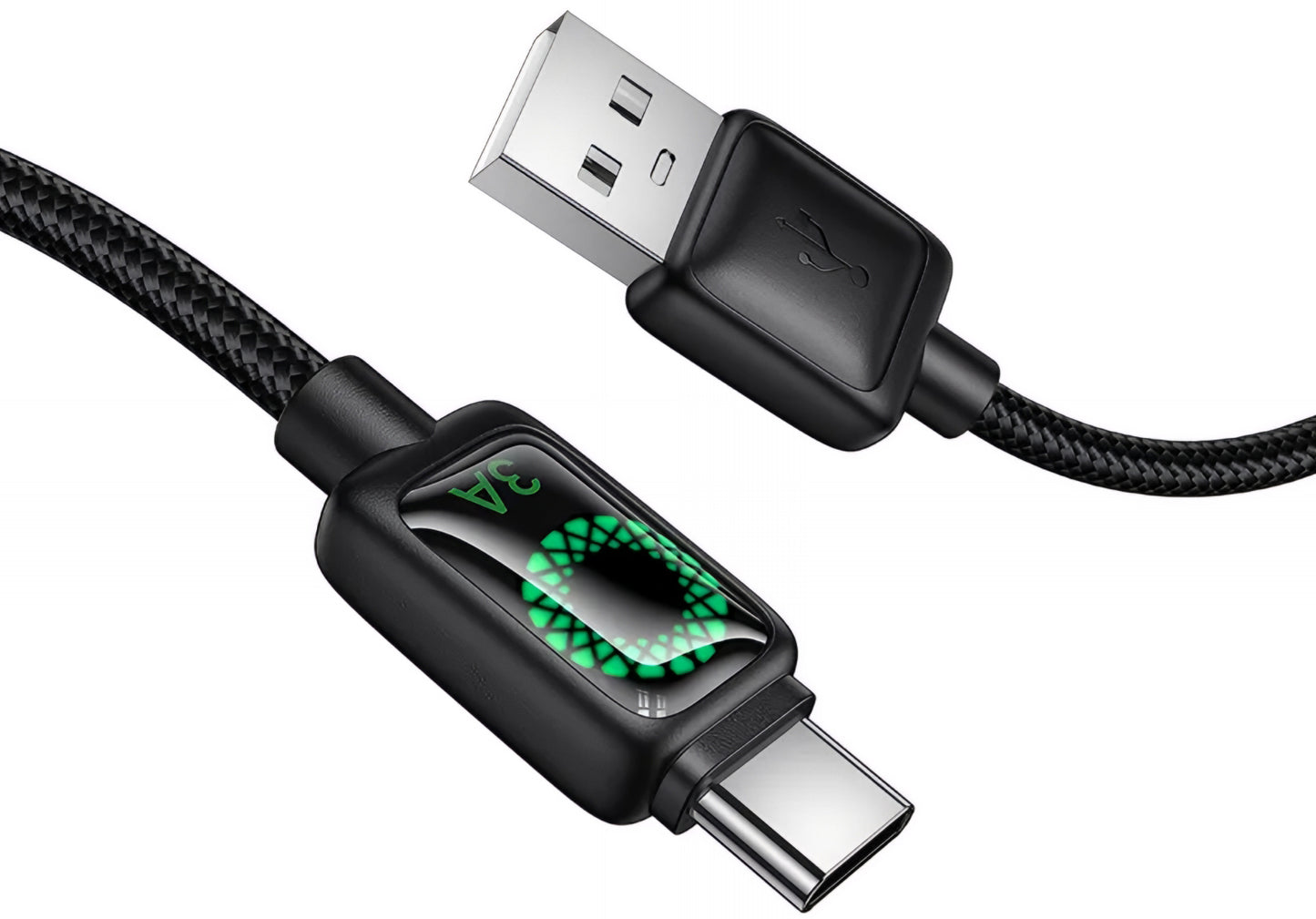 Kabl za podatke i punjenje USB-A - USB-C HOCO U146, 36W, 1.2m, Crni