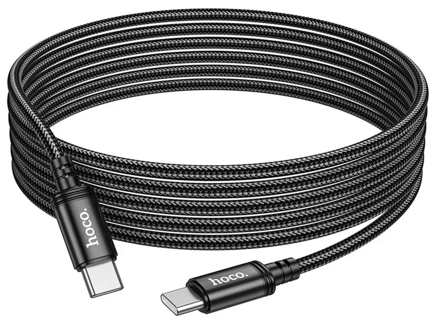 Kabl za prenos podataka i punjenje USB-C - USB-C HOCO X91, 60W, 3m, Crni