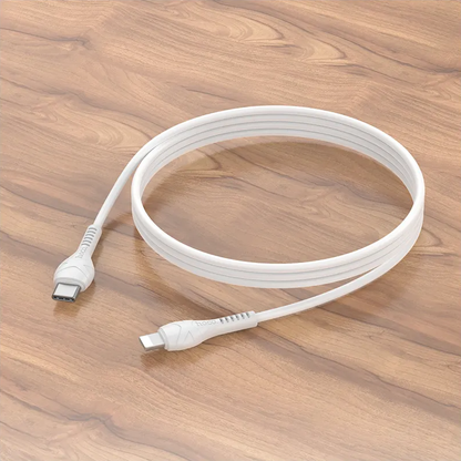 Kabl za podatke i punjenje USB-C - Lightning HOCO X37, 27W, 1m, Beli