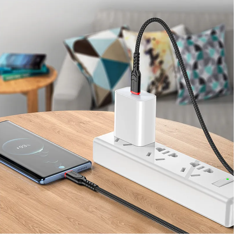 USB-C - USB-C HOCO X59 Victory kabl za prenos podataka i punjenje, 60W, 3m, Crna