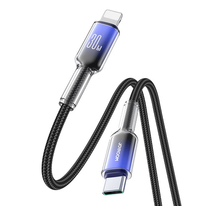 USB-C kabl za prenos podataka i punjenje - Lightning Joyroom S-A42, 30W, 1.2m, Crna