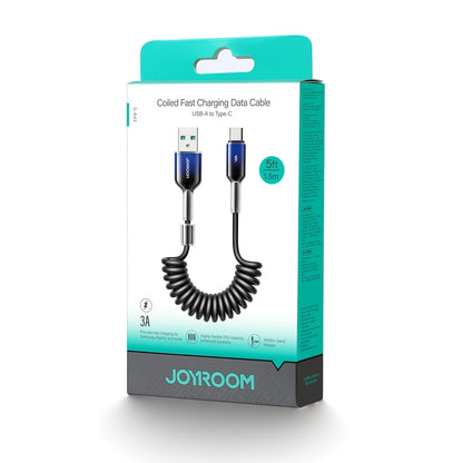Kabl za podatke i punjenje USB-A - USB-C Joyroom S-A43 Crystal, 60W, 1.5m, Crni