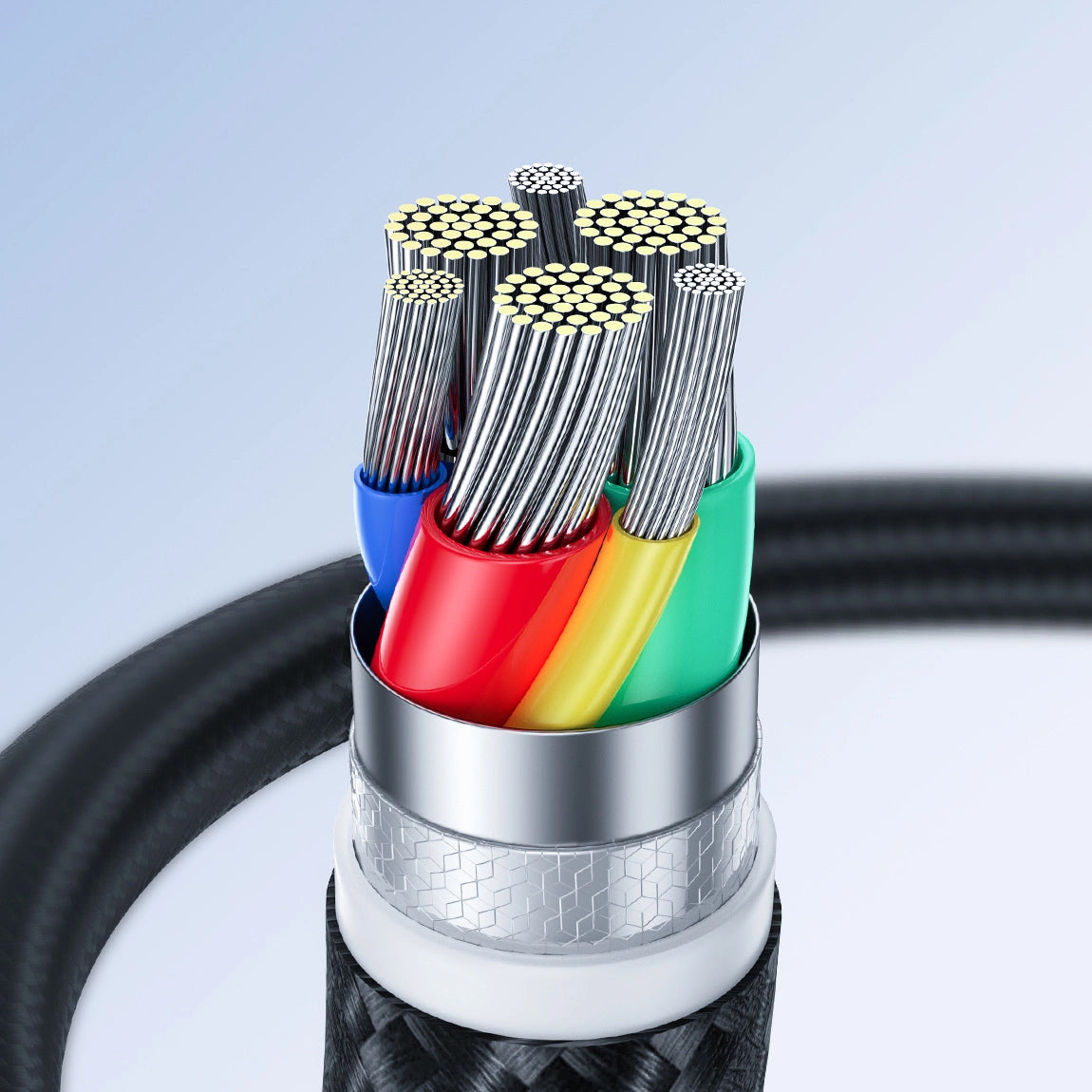 Kabel za Prijenos Podataka i Punjenje USB-A - USB-C Joyroom Surpass, 18W, 1.2m, Crni S-UC027A11