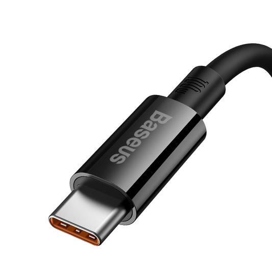 Kabel za Prijenos Podataka i Punjenje USB-A - USB-C Baseus Superior Series, 100W, 2m, Crni P10320102114-02